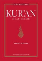 Kur'an Meal - Tefsir (Geniş Açıklamalı)