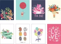 Keskin Color Kutlama Temalı Tebrik Kartı Zarflı