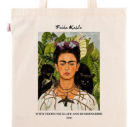 Askılı Bez Çanta - Frida Kahlo