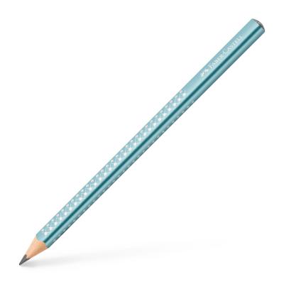 Faber Castell Jumbo Sparkle Kurşun Kalem - Metalik Mavi