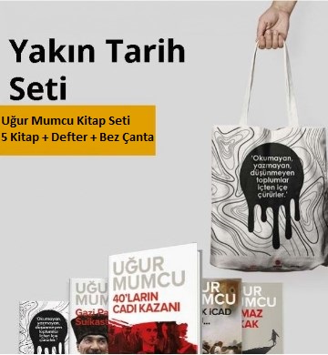 Uğur Mumcu Yakın Tarih Seti - Bez Çanta Hediyeli Uğur Mumcu