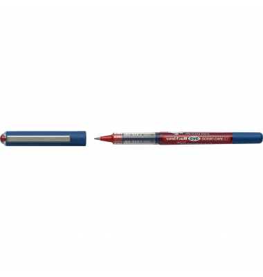 Uni-ball Eye Ocean Care Mürekkepli Tükenmez Kalem, 0.4 mm - Kırmızı
